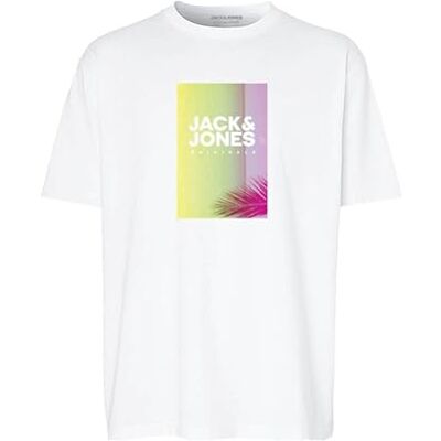 JACK & JONES Jorvarenna Photo Tee Ss Crew Neck Fst, Ljus vit, M JACK & JONES Jorvarenna Photo Tee Ss Crew Neck Fst, Ljus vit, M