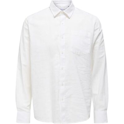 Only & Sons ONSCAIDEN Life REG LS 1 biltröja NOOS, Vit, L Only & Sons ONSCAIDEN Life REG LS 1 biltröja NOOS, Vit, L