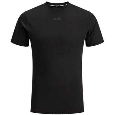 JACK & JONES Jcocnz Baselayer Ss Tee, svart, XL JACK & JONES Jcocnz Baselayer Ss Tee, svart, XL