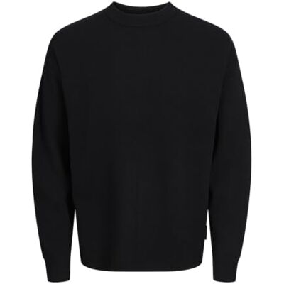 JACK & JONES JCORYKER Knit Crew Neck, svart, M JACK & JONES JCORYKER Knit Crew Neck, svart, M