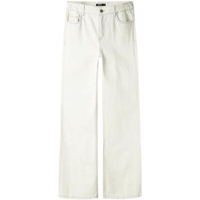 Lmtd Nlfnoud Lw Lc Wide byxa, vit alysum, 158 Lmtd Nlfnoud Lw Lc Wide byxa, vit alysum, 158