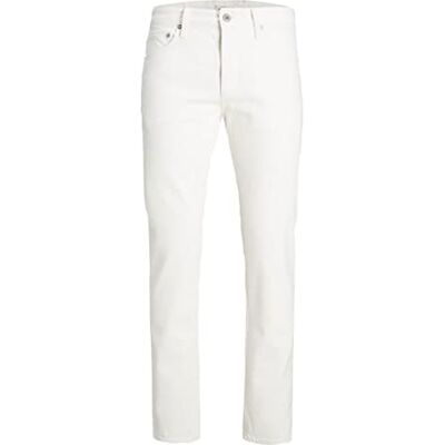 JACK & JONES Herr JJIMIKE JJEVAN CJ 372 LID Jeans, Ecru, 33/30, ecru, 33W x 30L JACK & JONES Herr JJIMIKE JJEVAN CJ 372 LID Jeans, Ecru, 33/30, ecru, 33W x 30L