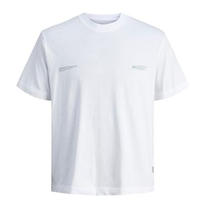 JACK & JONES Jorbillyburg foto tee Ss crew neck, Ljus vit, M JACK & JONES Jorbillyburg foto tee Ss crew neck, Ljus vit, M