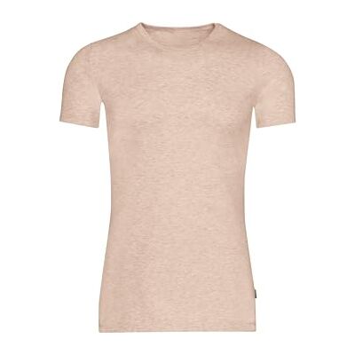 Trigema T-shirt av bomull-elastan, Sandmelerad, M Trigema T-shirt av bomull-elastan, Sandmelerad, M