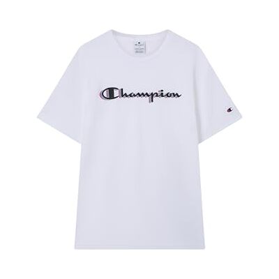 Champion Legacy Man för män – T-shirt med stor logotyp, vit, L, Vit (Ww001), L Champion Legacy Man för män – T-shirt med stor logotyp, vit, L, Vit (Ww001), L