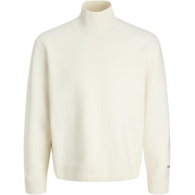 JACK & JONES Jornorrebro Knit High Neck, Havssalt, M JACK & JONES Jornorrebro Knit High Neck, Havssalt, M