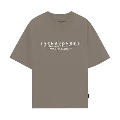JACK & JONES Jcopoint branding Tee Ss Crew Neck FST, Ökenduvor, M JACK & JONES Jcopoint branding Tee Ss Crew Neck FST, Ökenduvor, M