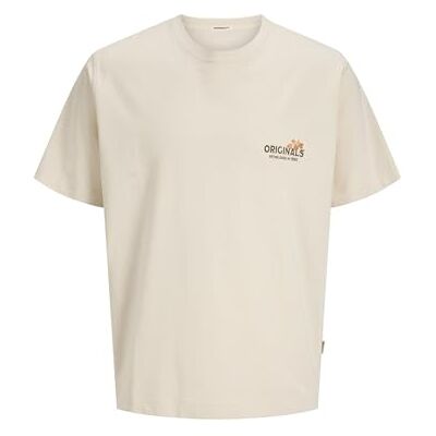 JACK & JONES herr Joracapulco retro element-rygg tee Ss Cn, ecru, M JACK & JONES herr Joracapulco retro element-rygg tee Ss Cn, ecru, M