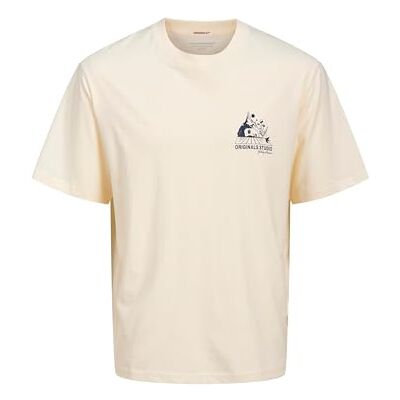 JACK & JONES Jorbellagio Collage Tee Ss Crew Ne Pls, Antik vit, 5XL JACK & JONES Jorbellagio Collage Tee Ss Crew Ne Pls, Antik vit, 5XL