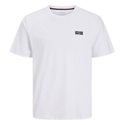 JJ REBEL Jrebdrummer Tee Ss Crew Neck, Vit, XXL JJ REBEL Jrebdrummer Tee Ss Crew Neck, Vit, XXL