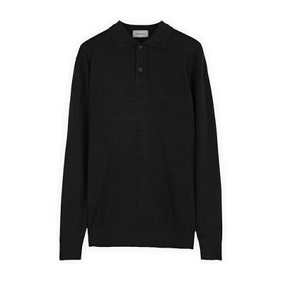 Diana Studio Baspolo, svart, herr, 100% merinoull, enfärgad, långärmad, storlek XXL, normal passform, Svart, XXL-3XL Diana Studio Baspolo, svart, herr, 100% merinoull, enfärgad, långärmad, storlek XXL, normal passform, Svart, XXL-3XL