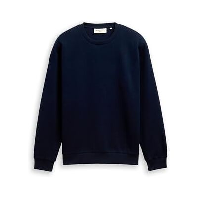 TOM TAILOR Denim herr sweatshirt, 10668 – himmelskaptensblå, XXL TOM TAILOR Denim herr sweatshirt, 10668 – himmelskaptensblå, XXL
