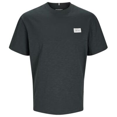 JACK & JONES Jorportland Badge Tee SS Crew Neck T-shirt, skogsflod, M herr, Skogsflod, M JACK & JONES Jorportland Badge Tee SS Crew Neck T-shirt, skogsflod, M herr, Skogsflod, M