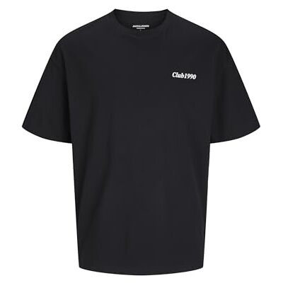 JACK & JONES JACK&JONES JJEBRADLEY Graphic Tee SS O-Neck NOOS, svart, S JACK & JONES JACK&JONES JJEBRADLEY Graphic Tee SS O-Neck NOOS, svart, S