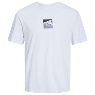 JACK & JONES JCOEDITION Berlin Tee SS Crew Neck, Ljus vit/tryck: tennis, L JACK & JONES JCOEDITION Berlin Tee SS Crew Neck, Ljus vit/tryck: tennis, L