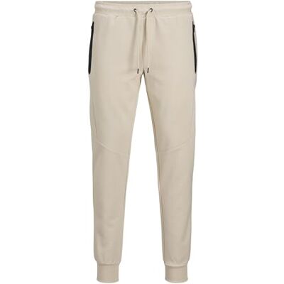 JACK & JONES Jpstwill Jjfusion Sweat Pants Nb Noos, Månstrål/detalj: melerad, M JACK & JONES Jpstwill Jjfusion Sweat Pants Nb Noos, Månstrål/detalj: melerad, M