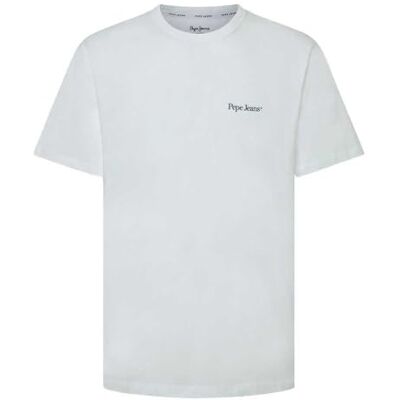 Pepe Jeans herr alfie, t-shirt, vit, XS, Vit (vit), XS Pepe Jeans herr alfie, t-shirt, vit, XS, Vit (vit), XS