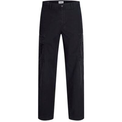 JJ REBEL Herr Jrebcarlos Cory Cargo Pant Noos, Svart, 31 W/36 L JJ REBEL Herr Jrebcarlos Cory Cargo Pant Noos, Svart, 31 W/36 L