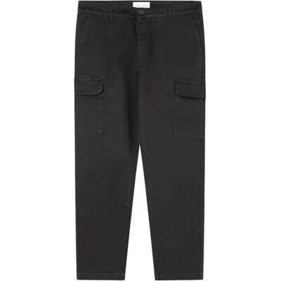 Springfield Chino Cargo Basic Byxor för män, Standard svart, 42 Springfield Chino Cargo Basic Byxor för män, Standard svart, 42