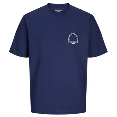 JACK & JONES JACK&JONES JORROXBURY Collage Tee SS Crew Neck, Ocean Cavern, L JACK & JONES JACK&JONES JORROXBURY Collage Tee SS Crew Neck, Ocean Cavern, L
