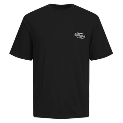 JACK & JONES JACK&JONES JORSEQUOIA Back Tee SS Crew Neck, svart, M JACK & JONES JACK&JONES JORSEQUOIA Back Tee SS Crew Neck, svart, M