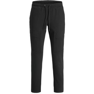 JACK & JONES Jpstgordon Fusioncargo UNC sweatpants Sn, svart, L JACK & JONES Jpstgordon Fusioncargo UNC sweatpants Sn, svart, L