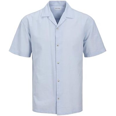 JACK & JONES JJESUMMER Resort Shirt SS SN, Chambray Blue, M JACK & JONES JJESUMMER Resort Shirt SS SN, Chambray Blue, M