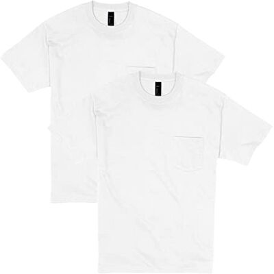 Hanes T-shirt för män (2-pack), Vit, M Hanes T-shirt för män (2-pack), Vit, M