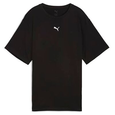 PUMA ESS Avslappnad t-shirt svart PUMA ESS Avslappnad t-shirt svart