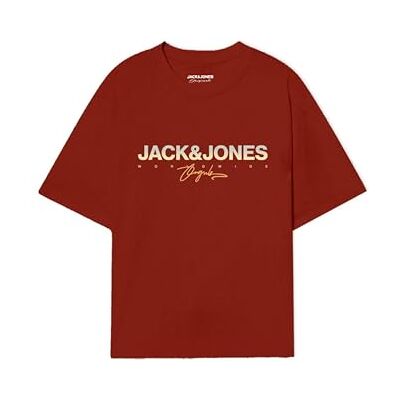JACK & JONES Jorcanggu Tee Ss Crew Neck FST, Arabian krydda, M JACK & JONES Jorcanggu Tee Ss Crew Neck FST, Arabian krydda, M