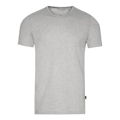 Trigema T-shirt i bomull/elastan, Gråmelerad, XS Trigema T-shirt i bomull/elastan, Gråmelerad, XS