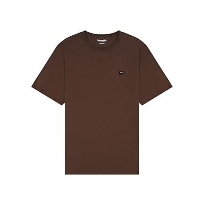 Wrangler skylt off Tee, mahogny, L Wrangler skylt off Tee, mahogny, L
