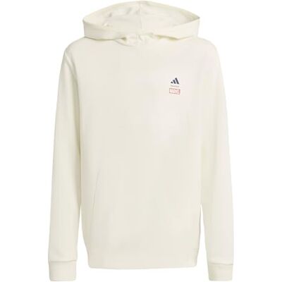 adidas Uniseks dzieci MARVEL SPIDER-MAN HOODED SWEAT, off white/dark blue, 13-14 Years adidas Uniseks dzieci MARVEL SPIDER-MAN HOODED SWEAT, off white/dark blue, 13-14 Years