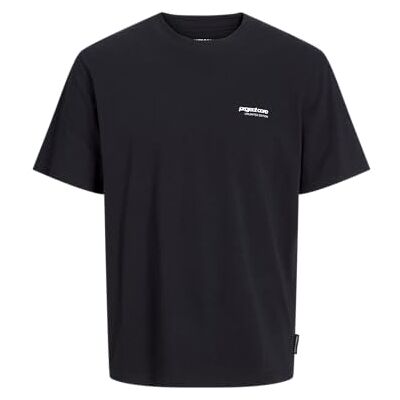 JACK & JONES Jcotarmac Camo Back Tee Ss Crew Neck, svart, L JACK & JONES Jcotarmac Camo Back Tee Ss Crew Neck, svart, L