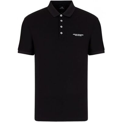 Giorgio Armani Pikétröja för män, Svart, XS Giorgio Armani Pikétröja för män, Svart, XS