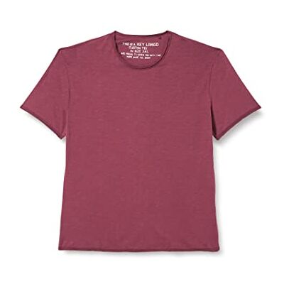 KEY LARGO Herr Bread New Round T-shirt, Mörkröd (1381), L KEY LARGO Herr Bread New Round T-shirt, Mörkröd (1381), L
