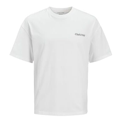 JACK & JONES JACK&JONES JJEBRADLEY Graphic Tee SS O-Neck NOOS, Vit, S JACK & JONES JACK&JONES JJEBRADLEY Graphic Tee SS O-Neck NOOS, Vit, S