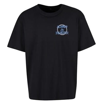 Tee herr-t-shirt, 100% bomull, svart, XL, svart, XL Tee herr-t-shirt, 100% bomull, svart, XL, svart, XL