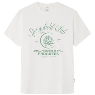 Springfield Club MC herr T-shirt, Elfenben, M Springfield Club MC herr T-shirt, Elfenben, M