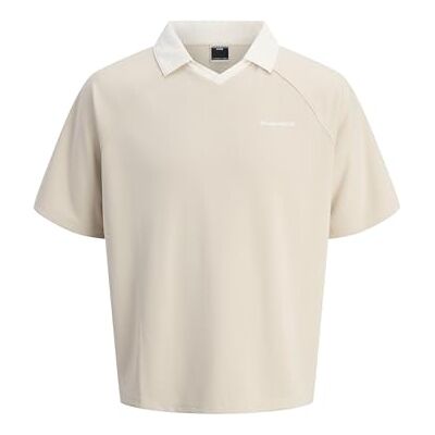 JACK & JONES Jcolido Pique Nål Open Polo Ss, Moonbeam, L JACK & JONES Jcolido Pique Nål Open Polo Ss, Moonbeam, L
