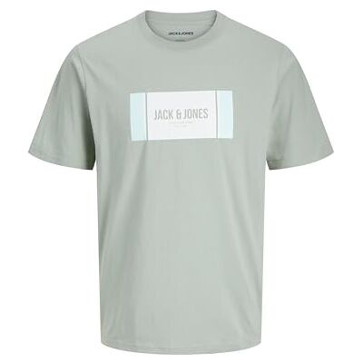 JACK & JONES Jjhayato Tee Ss Crew Neck BTS, Isberggrön, XS JACK & JONES Jjhayato Tee Ss Crew Neck BTS, Isberggrön, XS