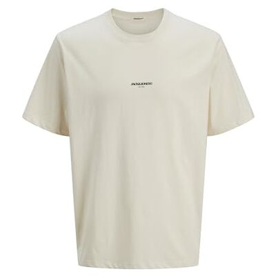 JACK & JONES Jortavira Poster Tee Ss Crew Neck, Antik vit, L JACK & JONES Jortavira Poster Tee Ss Crew Neck, Antik vit, L