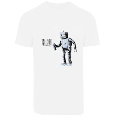 MERCHCODE T-shirt för män, Vit, S MERCHCODE T-shirt för män, Vit, S
