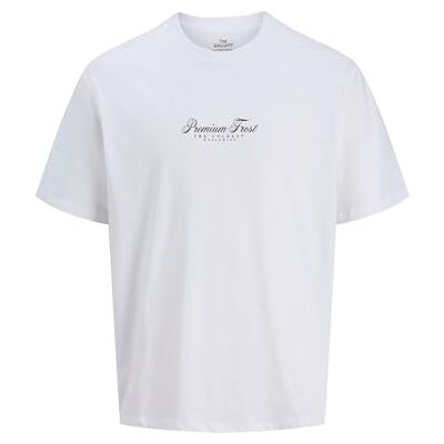 JACK & JONES Jormarina Tee Ss Crew Neck Tg Pls, Ljus vit, 4XL JACK & JONES Jormarina Tee Ss Crew Neck Tg Pls, Ljus vit, 4XL