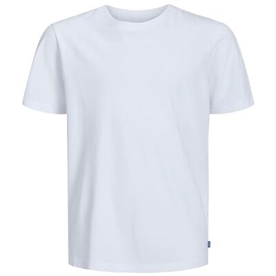 JACK & JONES Pojkar Jjeorganic Basic Tee Ss O-Neck Jr T-shirt, Vit, 152 JACK & JONES Pojkar Jjeorganic Basic Tee Ss O-Neck Jr T-shirt, Vit, 152