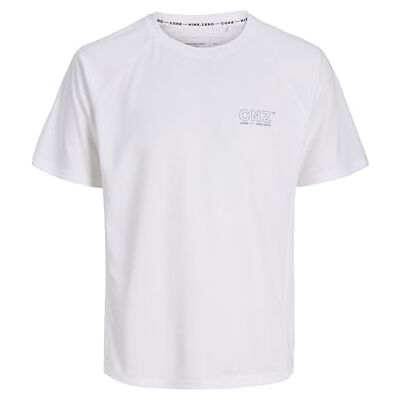 JACK & JONES Jcocnz t-shirt Noos, Ljus vit, S JACK & JONES Jcocnz t-shirt Noos, Ljus vit, S