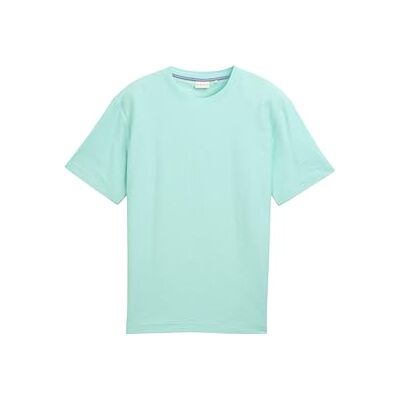 TOM TAILOR Basic T-shirt för män med struktur, 37105 – Bright Mint Green, L TOM TAILOR Basic T-shirt för män med struktur, 37105 – Bright Mint Green, L
