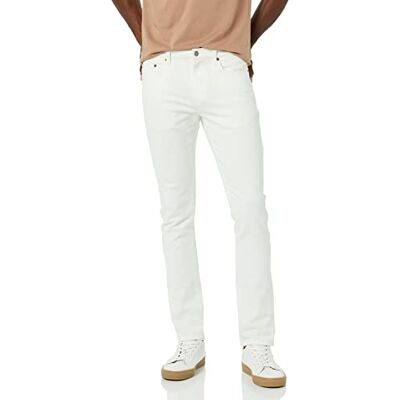 Amazon Essentials Herr Skinny-Fit Stretch Jean, Vit, 35 W x 34 L Amazon Essentials Herr Skinny-Fit Stretch Jean, Vit, 35 W x 34 L