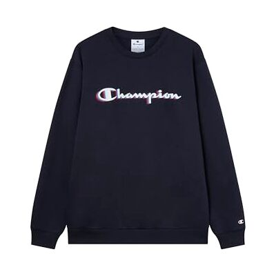 Champion Legacy Man för män – stor logotyp tröja, blå, L, Blå (Bs501), L Champion Legacy Man för män – stor logotyp tröja, blå, L, Blå (Bs501), L