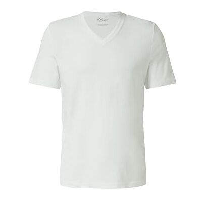 s.Oliver V-ringad T-shirt, 0100, 3XL s.Oliver V-ringad T-shirt, 0100, 3XL